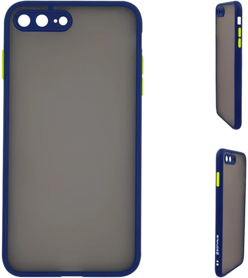 Θήκη Σιλικόνης Color Button Bumper Sonique Apple iPhone 7 Plus / iPhone 8 Plus Μπλε - Sonique - Μπλέ - iphone 7 Plus, iphone 8 Plus