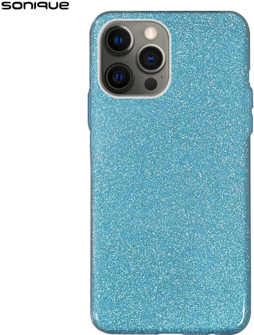 Θήκη Σιλικόνης Sonique Shiny Apple iPhone 12 Pro Max Γαλάζιο - Sonique - Γαλάζιο - iPhone 12 Pro Max