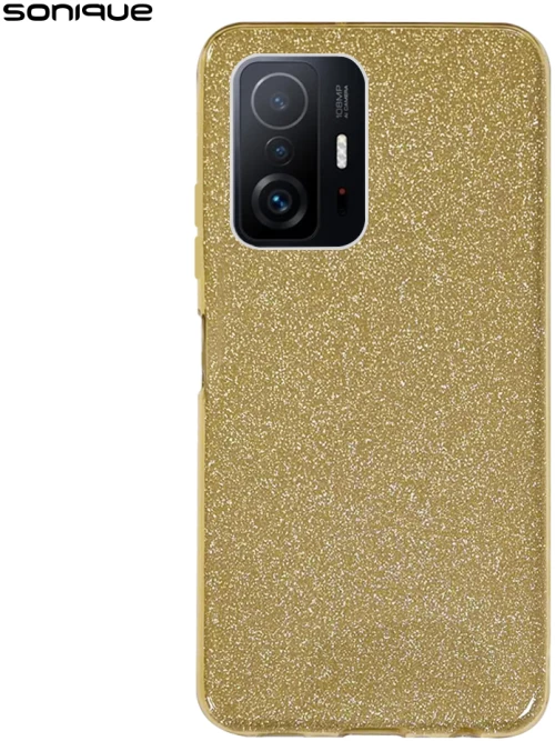 Θήκη Σιλικόνης Sonique Shiny Xiaomi Xiaomi 11T / Xiaomi 11T Pro Χρυσό - Sonique - Χρυσό - Xiaomi 11T, Xiaomi 11T Pro