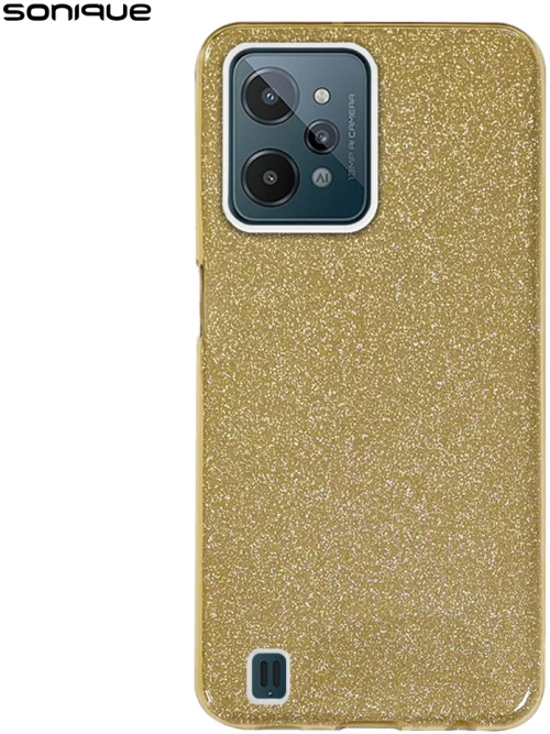 Θήκη Σιλικόνης Sonique Shiny Realme C31 Χρυσό - Sonique - Χρυσό - Realme C31