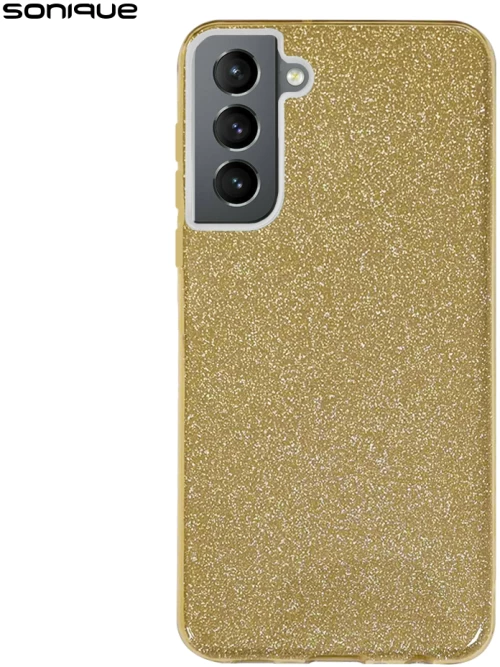 Θήκη Σιλικόνης Sonique Shiny Samsung Galaxy S21 Χρυσό - Sonique - Χρυσό - Galaxy S21