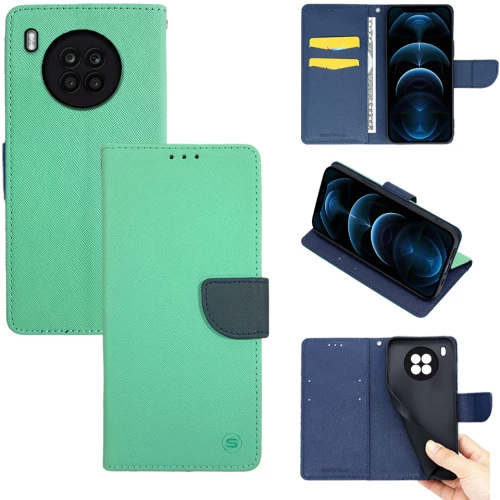 Θήκη Βιβλίο Sonique Trend Book Honor 50 Lite / Huawei Nova 8i Βεραμάν / Σκούρο Μπλε - Sonique - Βεραμάν / Σκούρο Μπλε - Honor 50 Lite, Huawei Nova 8i