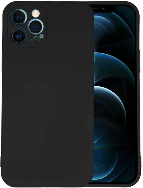 Θήκη Σιλικόνης My Colors Apple iPhone 12 Pro Μαύρο - My Colors - Μαύρο - iPhone 12 Pro