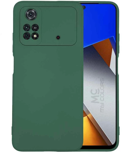 Θήκη Σιλικόνης My Colors Xiaomi Poco M4 Pro 4G Πράσινο Σκούρο - My Colors - Πράσινο Σκούρο - POCO M4 Pro 4G
