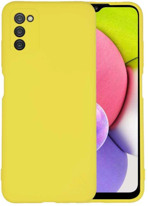 Θήκη Σιλικόνης My Colors Samsung Galaxy A03s Κίτρινο - My Colors - Κίτρινο - Galaxy A03s