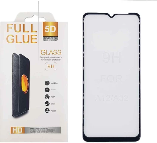 5D Full Glue 9H Glass Samsung H/Q Galaxy A32 5G Μαύρο - OEM - Μαύρο - Galaxy A32 5G