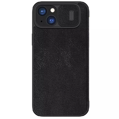 Nillkin - Qin Leather Case - iPhone 15 Plus - Black