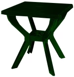 Τραπέζι Πλαστικό Τετράγωνο ΣΚΙΑΘΟΣ - 70x70x70cm Πράσινο