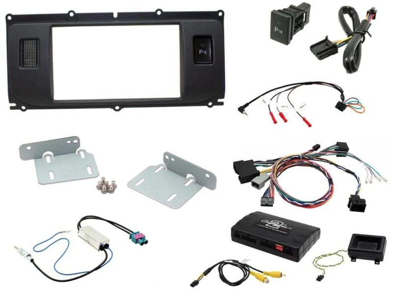 Κιτ εγκατάστασης Land Rover Evoque 2011 - 2015 2 Din. Χρώμα μαύρο - D-CTKLR01