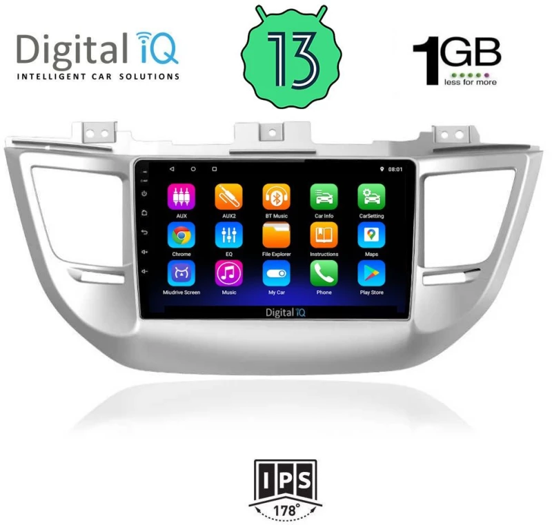 DIGITAL IQ RSA 1243_GPS (9inc) MULTIMEDIA TABLET OEM HYUNDAI TUSCON  mod. 2015-2019