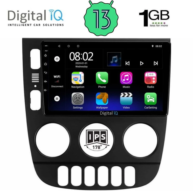 DIGITAL IQ RSA 1413_GPS (9inc) MULTIMEDIA TABLET OEM MERCEDES ML (W163) mod. 1998-2005