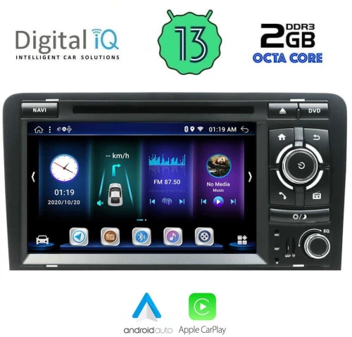 DIGITAL IQ BXE 549_CPA (7" DVD) Οθόνη αυτοκινήτου OEM Audi A3 2003-2012