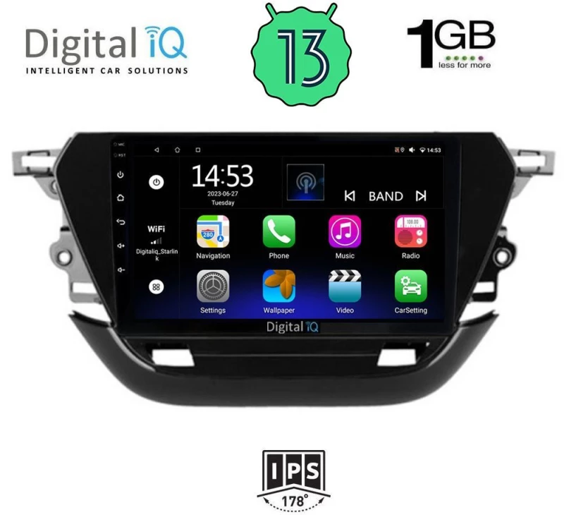 DIGITAL IQ RSA 1487_GPS (9inc) MULTIMEDIA TABLET OEM OPEL CORSA F mod. 2021>