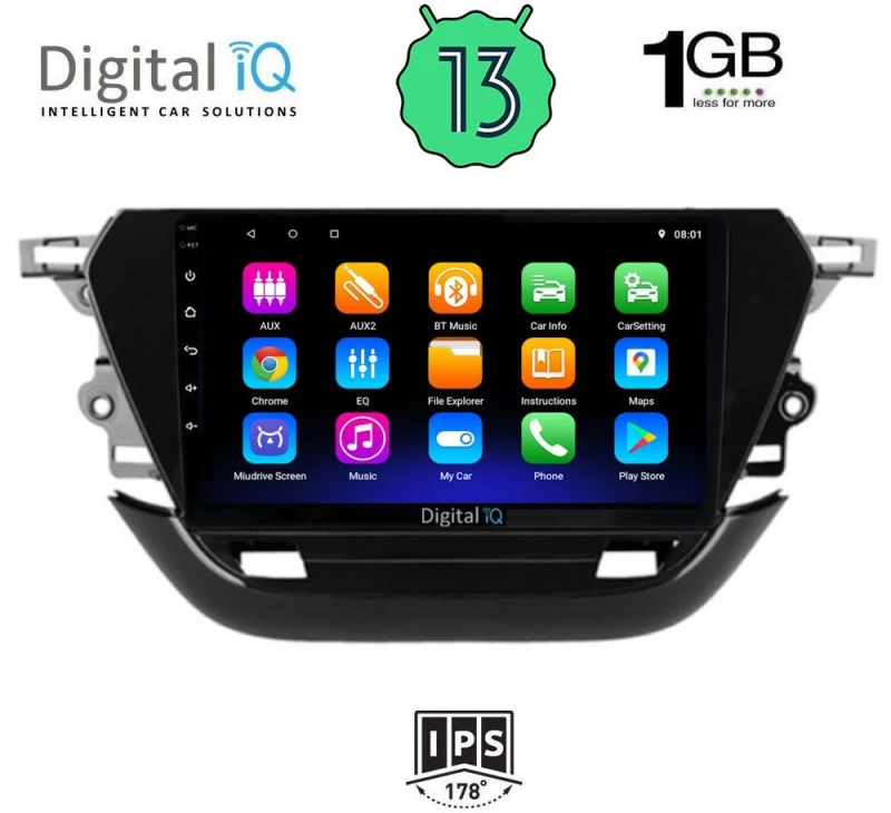 DIGITAL IQ RSA 1487_GPS (9inc) MULTIMEDIA TABLET OEM OPEL CORSA F mod. 2021>