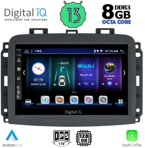 Digital IQ BXE 8132_CPA (10inc) Οθόνη αυτοκινήτου Fiat 500L 2012+gt;