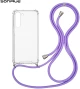 Θήκη Σιλικόνης με Κορδόνι Sonique Armor Clear Samsung Galaxy S23 Plus Λιλά - Sonique - Λιλά - Galaxy S23 Plus