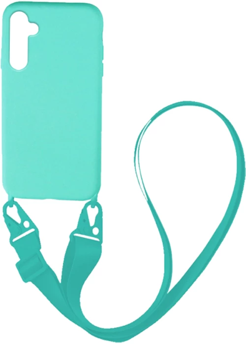 Θήκη CarryHang Liquid Silicone Strap Samsung Galaxy A54 5G Γαλάζιο - My Colors - Γαλάζιο - Galaxy A54 5G