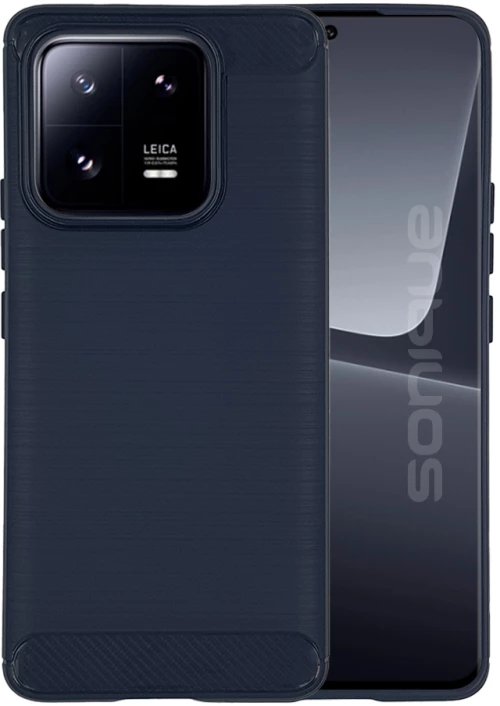 Θήκη Σιλικόνης Sonique Carbon Brushed Xiaomi Xiaomi 13 Pro Μπλε - Sonique - Μπλέ - Xiaomi 13 Pro