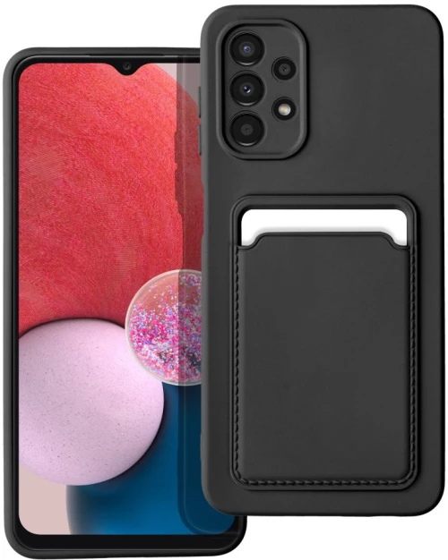 Θήκη Σιλικόνης Sonique Card Case Samsung Galaxy A13 5G / Galaxy A04s Μαύρο - Sonique - Μαύρο - Galaxy A04s, Galaxy A13 5G