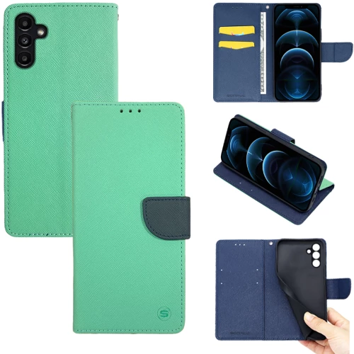 Θήκη Βιβλίο Sonique Trend Book Samsung Galaxy A13 5G / Galaxy A04s Βεραμάν / Σκούρο Μπλε - Sonique - Βεραμάν / Σκούρο Μπλε - Galaxy A04s, Galaxy A13 5G