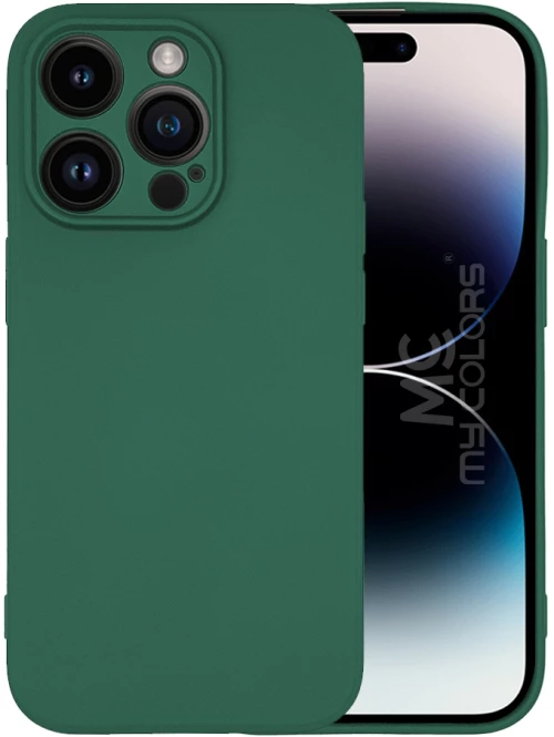 Θήκη Σιλικόνης My Colors Apple iPhone 14 Pro Max Πράσινο Σκούρο - My Colors - Πράσινο Σκούρο - iPhone 14 Pro Max