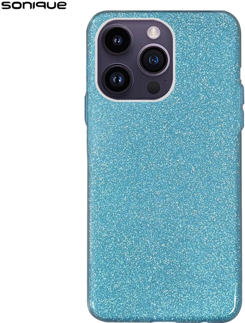 Θήκη Σιλικόνης Sonique Shiny Apple iPhone 13 Pro Max Γαλάζιο - Sonique - Γαλάζιο - iPhone 13 Pro Max
