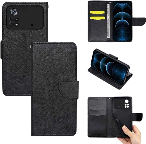 Θήκη Βιβλίο Sonique Trend Book Xiaomi Poco X4 Pro 5G Μαύρο - Sonique - Μαύρο - Poco X4 Pro 5G