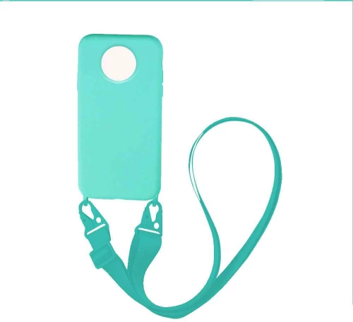 Θήκη CarryHang Liquid Silicone Strap Xiaomi Redmi Note 9T Γαλάζιο - My Colors - Γαλάζιο - Redmi Note 9T