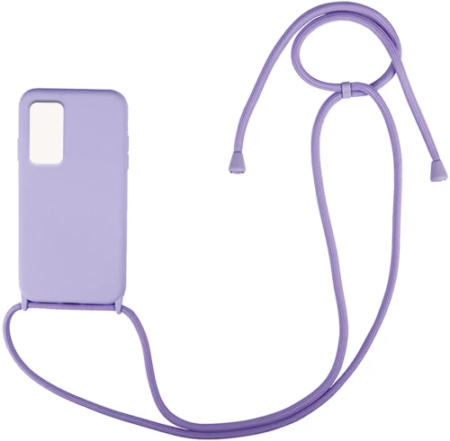 Θήκη Σιλικόνης με Κορδόνι CarryHang Xiaomi Xiaomi 12 / Xiaomi 12X 5G Λιλά - My Colors - Λιλά - Xiaomi 12, Xiaomi 12X 5G