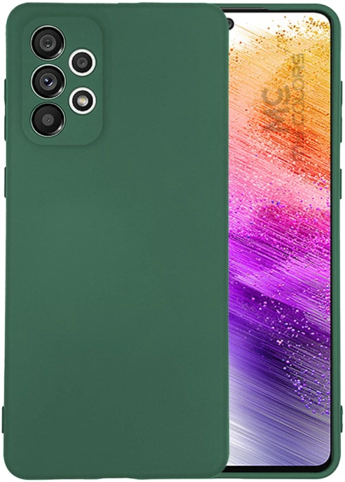 Θήκη Σιλικόνης My Colors Samsung Galaxy A73 5G Πράσινο Σκούρο - My Colors - Πράσινο Σκούρο - Galaxy A73 5G