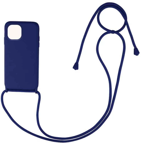 Θήκη Σιλικόνης με Κορδόνι CarryHang Xiaomi Mi 11 Lite 4G/11 Lite 5G/11 Lite 5G NE Μπλε Σκούρο - My Colors - Μπλε Σκούρο - Mi 11 Lite 4G/11 Lite 5G/11 Lite 5G NE