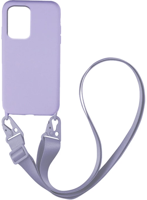 Θήκη CarryHang Liquid Silicone Strap Samsung Galaxy S20 Ultra Λιλά - My Colors - Λιλά - Galaxy S20 Ultra