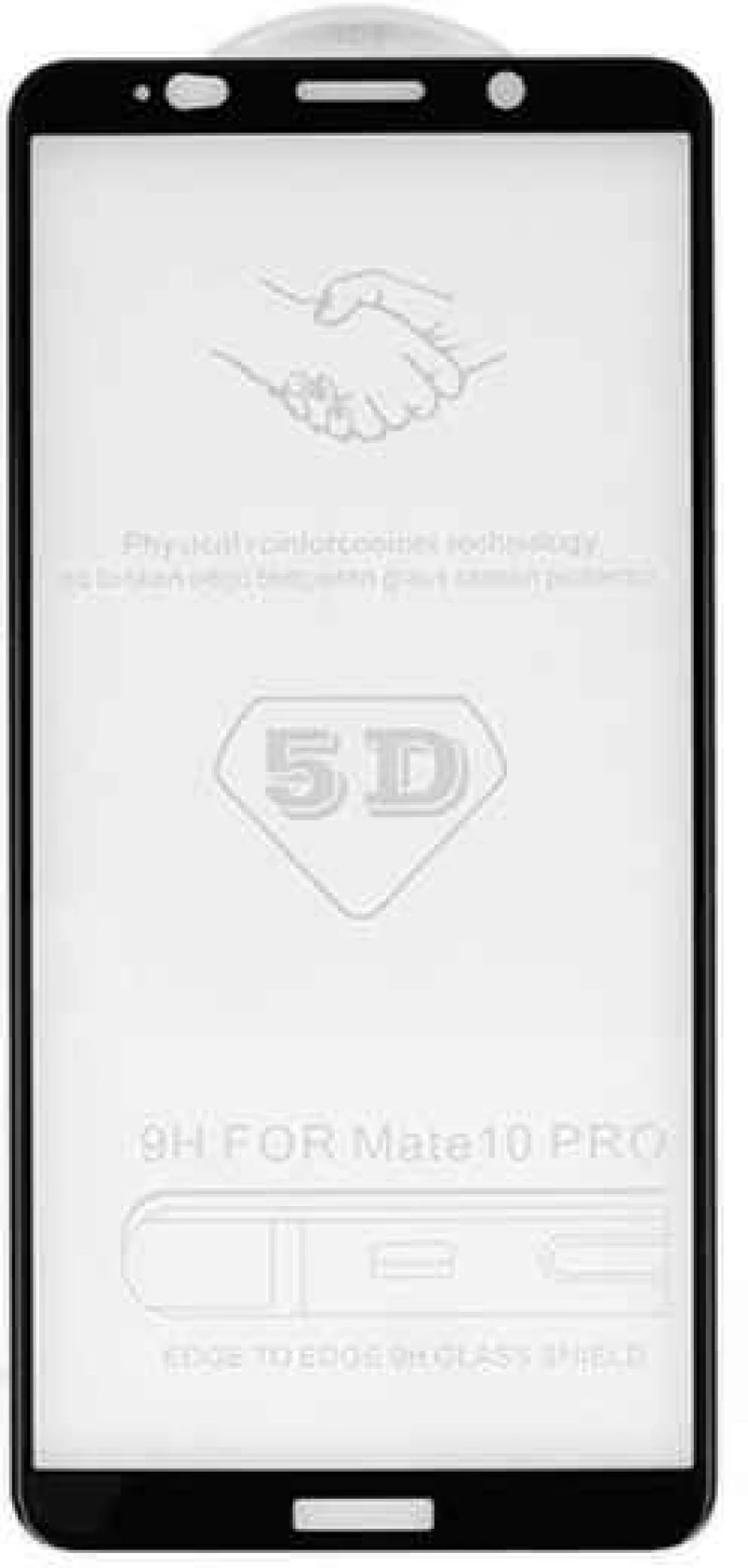 5D Full Glue 9H Glass Huawei H/Q P20 lite Μαύρο - OEM - Μαύρο - P20 lite