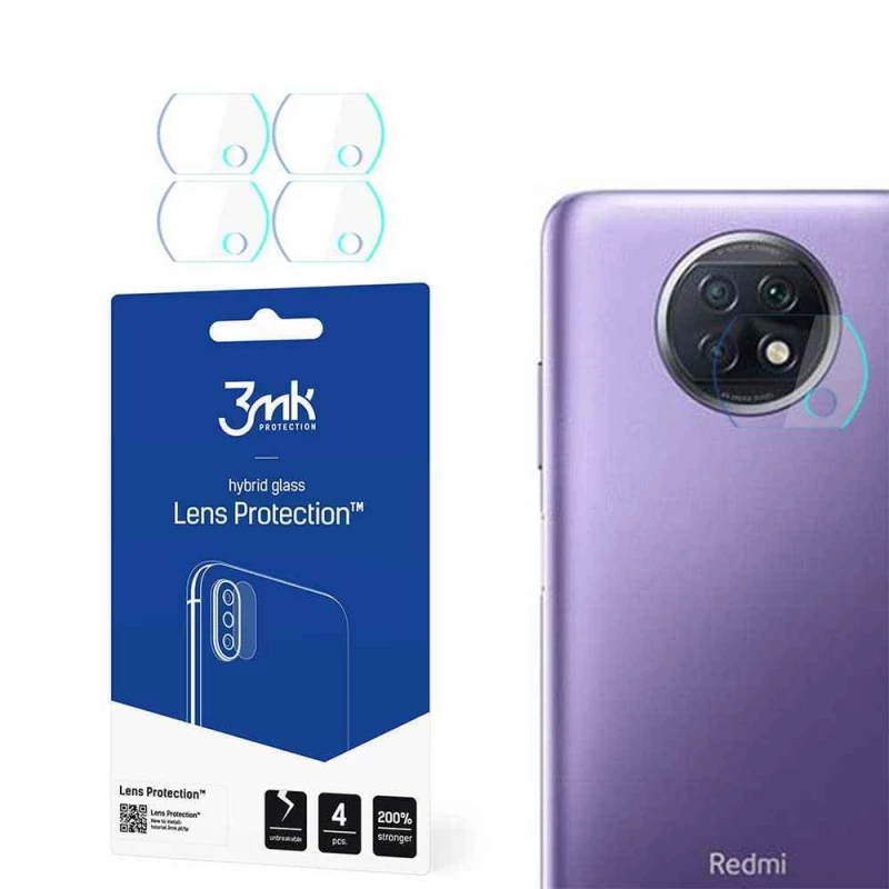 3MK FG Camera Lens Flexible Glass Film Prοtector 7H Xiaomi (4τμ) Redmi Note 9T - 3MK - Redmi Note 9T