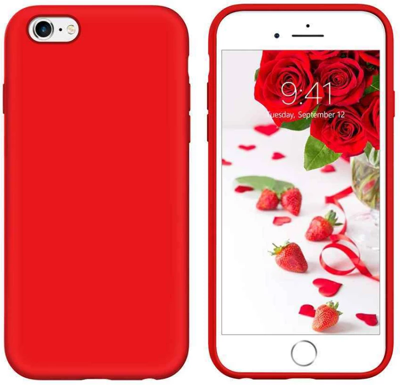 Θήκη Σιλικόνης My Colors Apple iPhone 6/6s Plus Κόκκινο - My Colors - Κόκκινο - iPhone 6/6s Plus