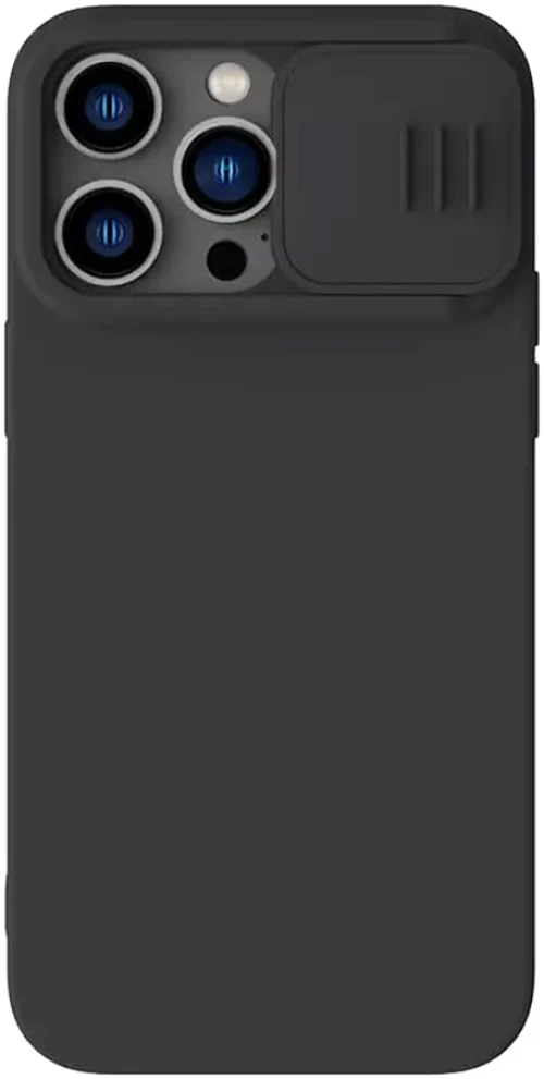 Θήκη Σιλικόνης Nillkin CamShield Silky Apple iPhone 14 Pro Μαύρο - Nillkin - Μαύρο - iPhone 14 Pro