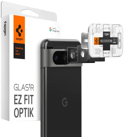 Spigen - Optik.TR ”EZ FIT” Camera Glass (2 pack) - Google Pixel 8 - Black