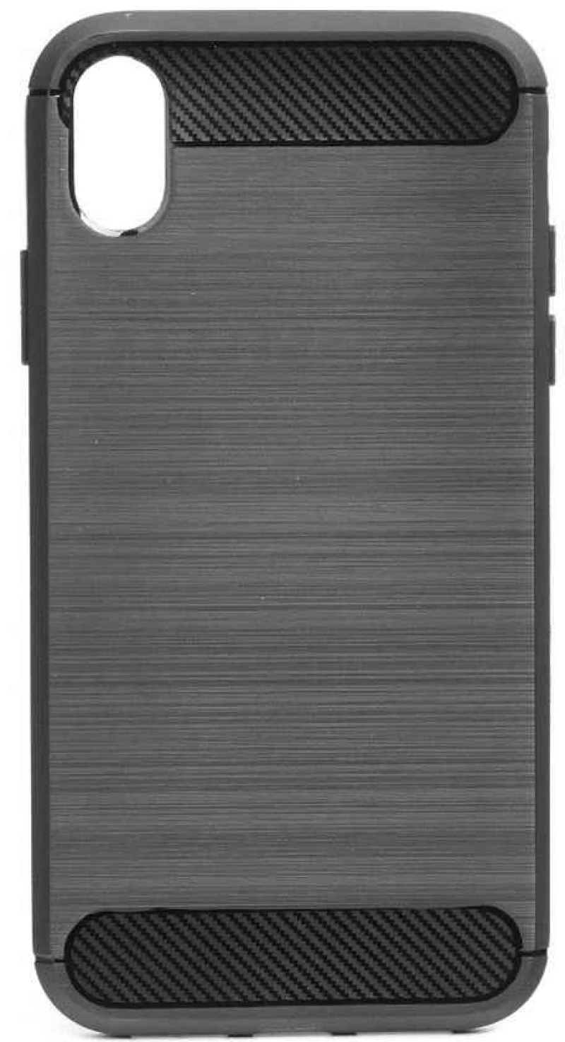 Θήκη Σιλικόνης Carbon TPU Fiber Brushed για Apple - OEM - Μαύρο - iPhone XR