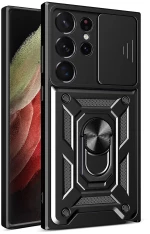 Techsuit - CamShield Series - Samsung Galaxy S21 Ultra 5G - Black