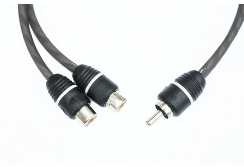 4-800158 - Καλώδιο RCA Y-Connector Διπλής Θωράκισης, 1 RCA αρσενικό - 2 RCA θηλυκά