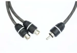 4-800158 - Καλώδιο RCA Y-Connector Διπλής Θωράκισης, 1 RCA αρσενικό - 2 RCA θηλυκά