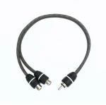 4-800158 - Καλώδιο RCA Y-Connector Διπλής Θωράκισης, 1 RCA αρσενικό - 2 RCA θηλυκά