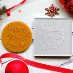 Σφραγίδα Ζαχαρόπαστας Peace joy & love