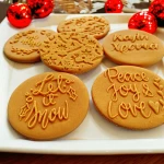 Σφραγίδα Ζαχαρόπαστας Peace joy & love