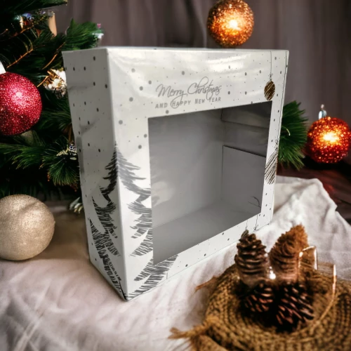 Κουτί τούρτας Χριστουγεννιάτικο Νο28 (28χ28χ10εκ)