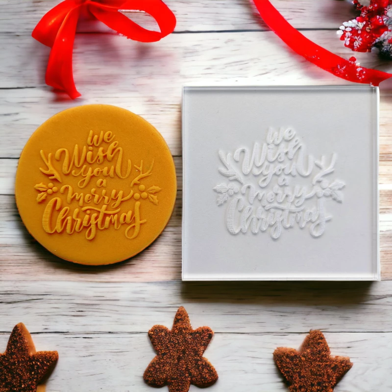 Σφραγίδα Ζαχαρόπαστας We Wish you a merry Christmas