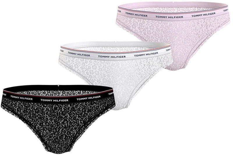 Tommy hilfiger γυναικείο εσώρουχο bikini x3 multi uw0uw04897-0sk
