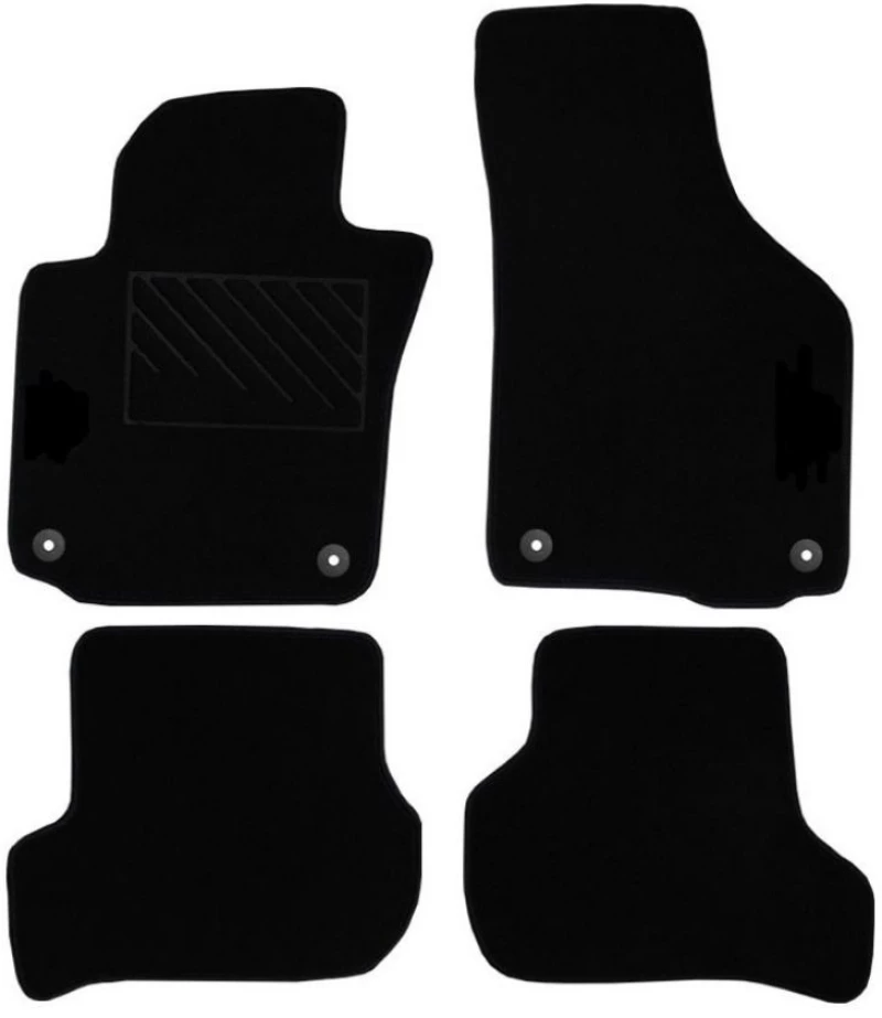 Πατάκια Economy μαύρα για VW Golf 5(03-08) 4τμχ