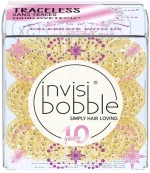 INVISIBOBBLE original time to shine - gold rush λαστιχάκι μαλλιών 3τμχ