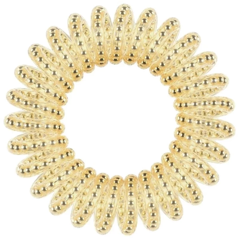 INVISIBOBBLE original time to shine - gold rush λαστιχάκι μαλλιών 3τμχ